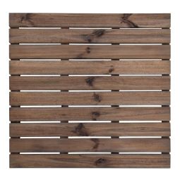 Estrado de de madeira 100 x 100 cm 40 mm castanho