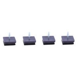 PACK 4 UDS FELTRO QUADRADO COM PREGO 24 X 24 mm