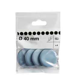 PACK 4 UDS PATIN REDONDO ADESIVO Ø 40 mm