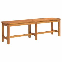 vidaXL banco de jardín madera maciza de acacia 150x35x45 cm