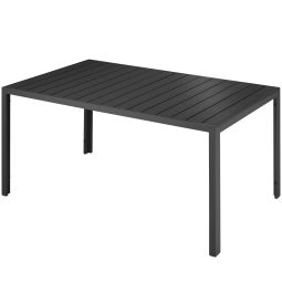 Espreguiçadeira em rattan sintético com 6 posições, natural/cinzento