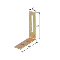 ESQUADRO PARA CORTINAS REGULÁVEL 65 X 80 X 20 mm