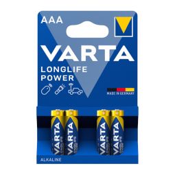 4 PILHAS ALCALINAS AAA VARTA
