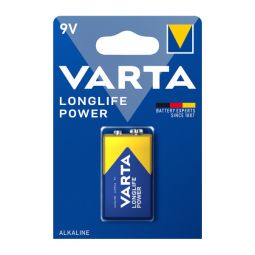 1 PILHA ALCALINA LR09 9V VARTA