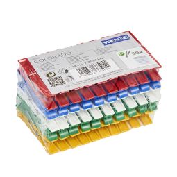 MOLAS COLORIDAS PARA ESTENDER ROUPA PVC 50 UNIDADES