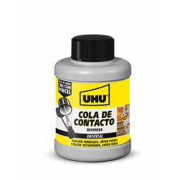 COLA DE CONTACTO UNIVERSAL COM PINCEL UHU 400 ML