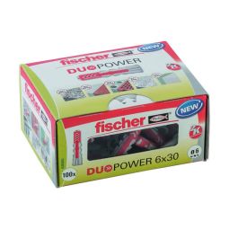 BUCHAS DUOPOWER 6 X 30 MM FISCHER 100 UDS