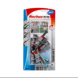 Buchas Duoblade Gesso Cartonado + Parafusos Fischer 6 uds