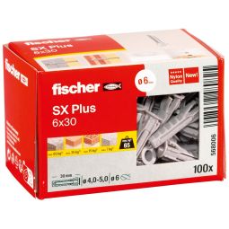 Bucha SX Plus 6x30mm 200+40grátis Fischer Fischer
