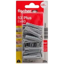 Bucha SX Plus 8x40mm 50un