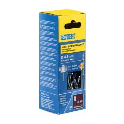 Rebitador Ø4.8x25mm. Alumínio e broca 50 unidades