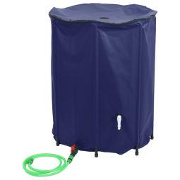 Depósito de água dobrável com torneira 1350 l PVC