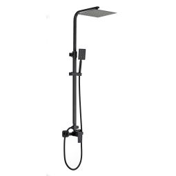 Conjunto de chuveiro monocomando modelo maza cor preto