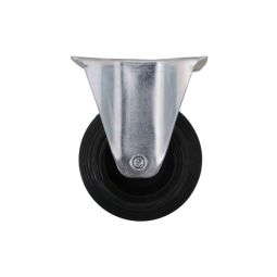 RODA FIXA Ø 10 CM COM CHAPA