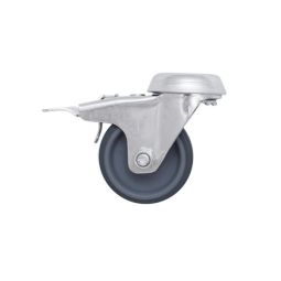 RODA GIRATÓRIA Ø 5 CM COM PASSADOR E TRAVÃO