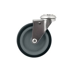 RODA GIRATÓRIA Ø 10 CM COM PASSADOR