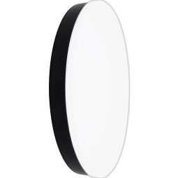 Plafon regulável IP54 de 30cm preto