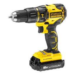 Berbequim de percussão 18V brushless 2 baterias 2Ah Stanley