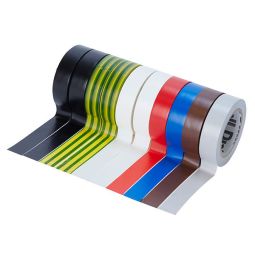 Pack de 10 unidades de fita isolante Diall de 10 m x 15 mm