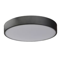 LUZ DE TETO LED PARA CASA DE BANHO WAPTA PRETA 1200LM