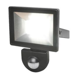 PROJETOR LED 10 W PRETO COM SENSOR