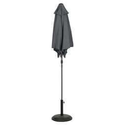 Guarda-sol de pé Carambole ø 2,6x2,23 m cinzento Goodhome