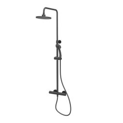 Set de Chuveiro Termostático Preto 103 cm