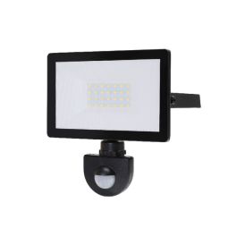 Projetor LED  Preto Lucano 20W Sensor