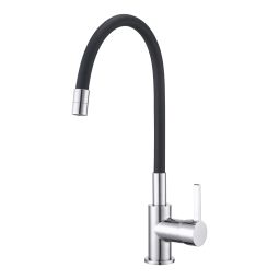Torneira de cozinha flexivel preta
