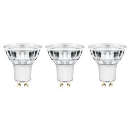 Pack de 3 Lâmpadas LED GU10 345 lm Vidro 3,6 W Luz Neutra