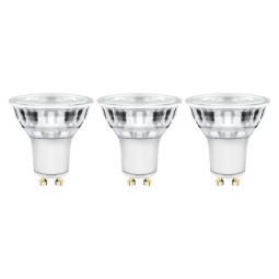Pack de 3 Lâmpadas LED GU10 345 lm Vidro 3,6 W Luz Neutra