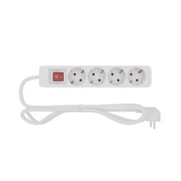 BASE 4 TOMADAS CON INTERRUPTOR