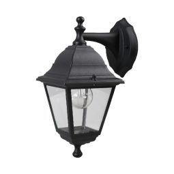 Aplique Exterior Descendente 4 Faces Preto Varennes