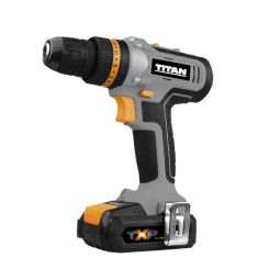 Berbequim aparafusador 18V com 2 baterias e carregador Titan