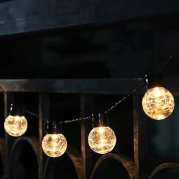 Grinalda de Luz Solar Delamere Bola Estilhaçada