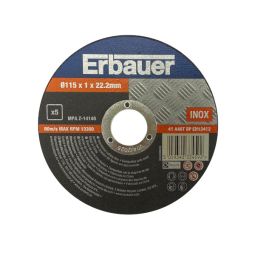 Pack Discos de Corte 115 mm Erbauer 5 Uds