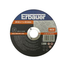 5 DISC.INOX/MET 125X1X22 ERB