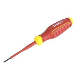 Destornillador aislante plano VDE 75x2.5 Erbauer