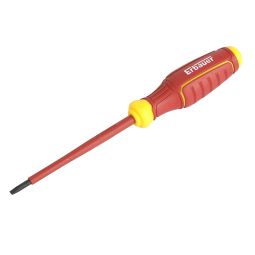 Destornillador aislante plano VDE 100x4 Erbauer