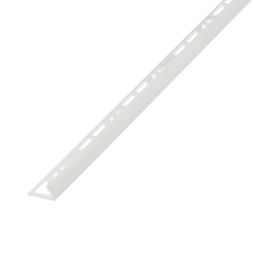 1/4 REDONDO DE BORDA EXTERNA PVC 9MM WHI