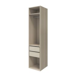 Armário completo Homny 1 coluna carvalho 50 cm