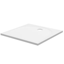 Base de Duche em Resina Calicia Branca 80x80 cm