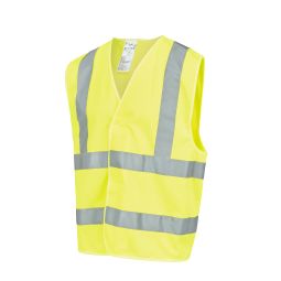 Chaleco de alta visibilidad amarillo S M Site