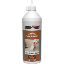Adesivo para madeira branco 750 ml Brenner