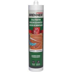 Adesivo de polímero transparente 290 ml Brenner