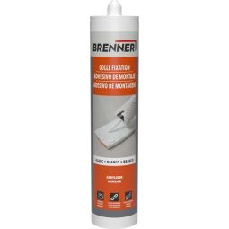 Adesivo acrílico branco 290 ml Brenner