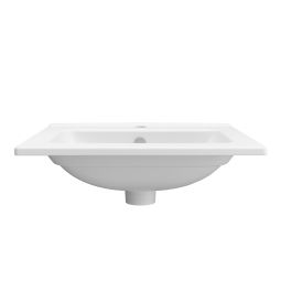 Lavatorio branco aruna 50 x 45 cm