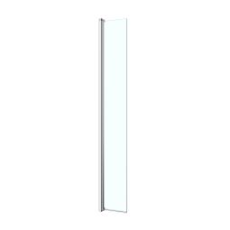 Resguardo de duche pivotante transparente 30cm Calia Cooke & Lewis