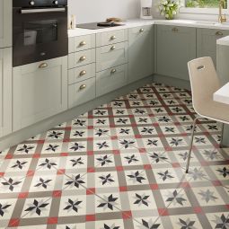 Pavimento vinílico PVC click mosaico 4mm Eliza