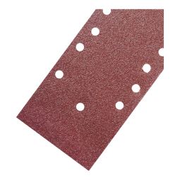 5 folhas de lixa de um terço de folha orbital grão 120 93x230mm Titan